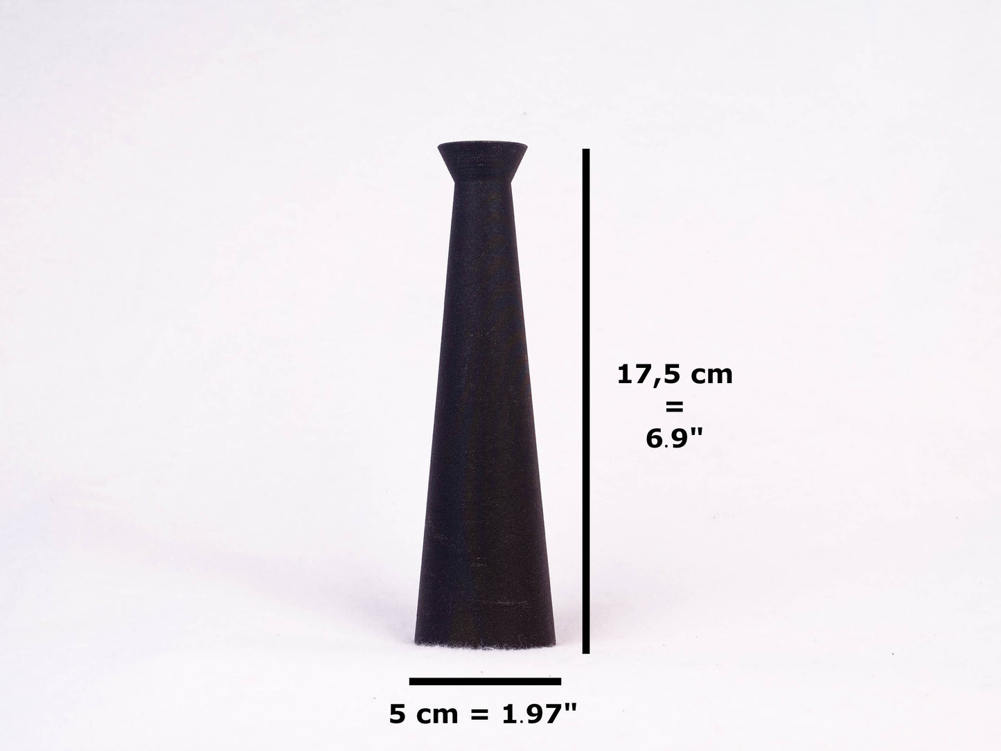 Ebony Totem Vase