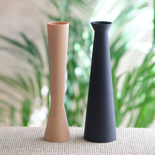 Duo de vases Noir & Blanc | Black & White Vases Duo