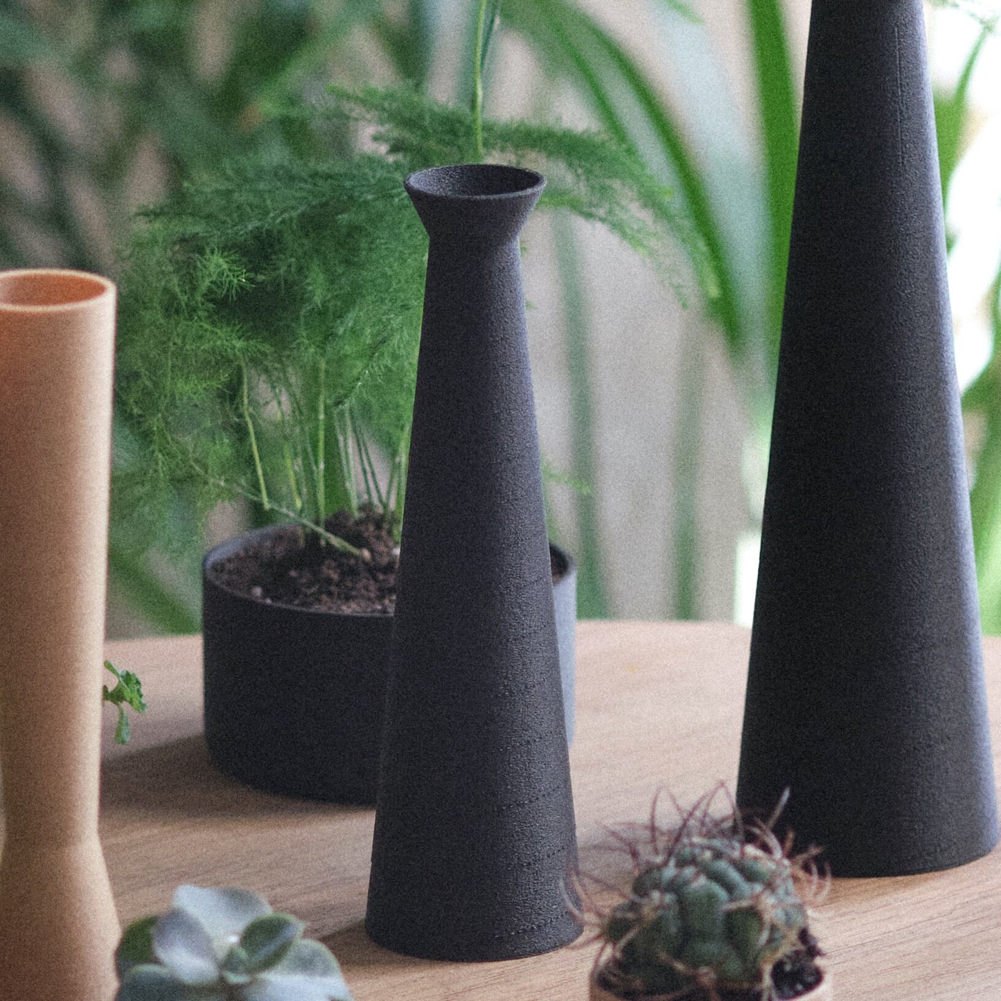 Vase noir pour une ambiance zen  | Black vase for a zen atmosphere